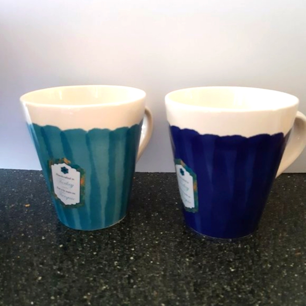 Handcrafted Coffee Mugs Set of 2
